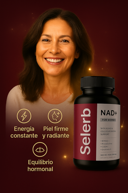 SELERB NAD™  Revive Vitalidad y fuerza celular.