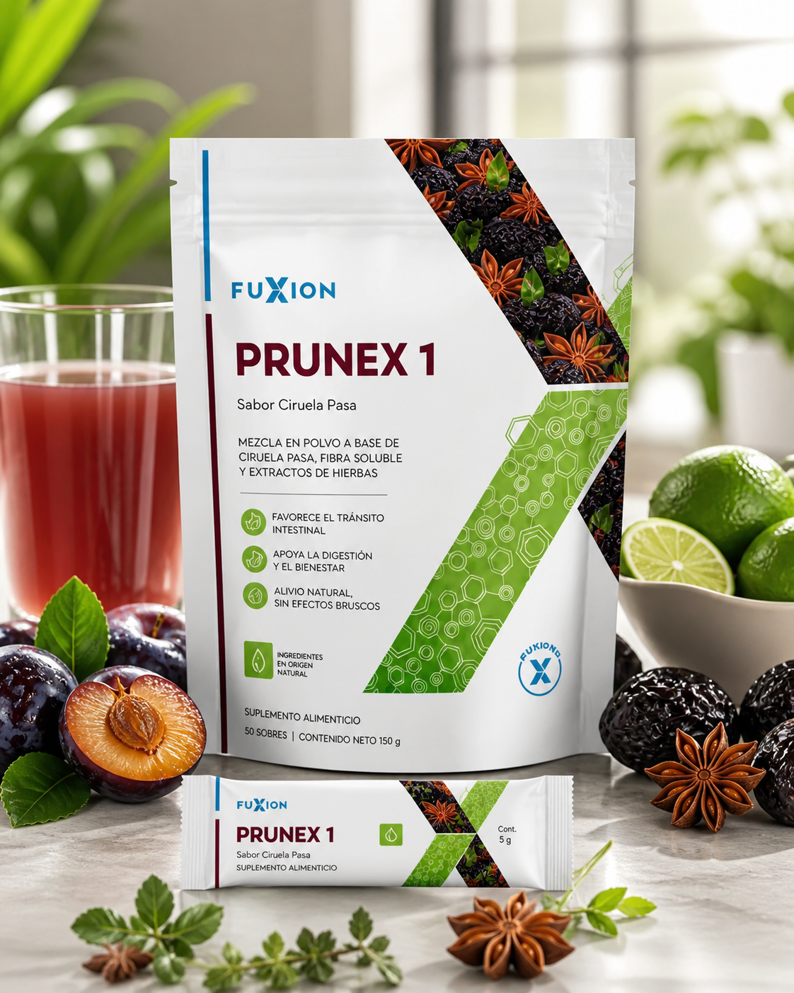 Prunex 1 -Equilibrio digestivo real desde le dia 1