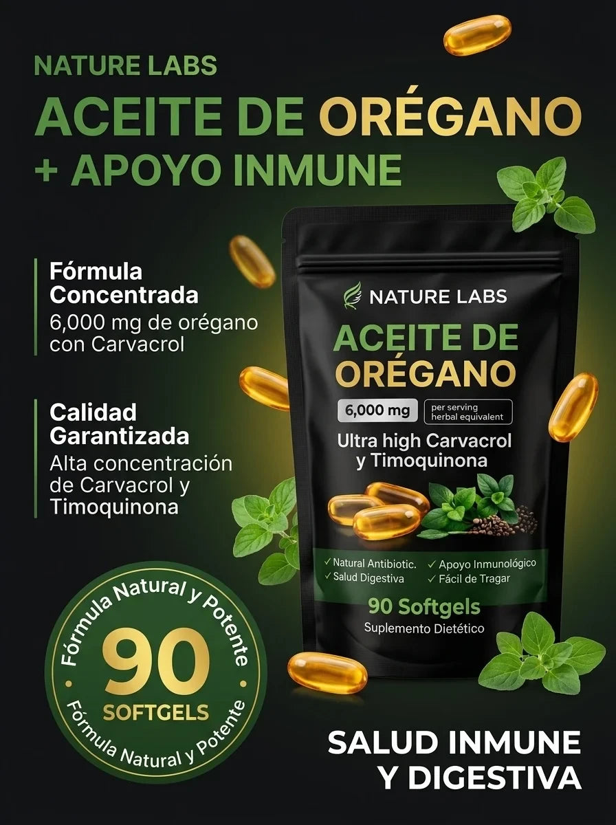 OregaLab+ - Tu escudo natural contra infecciones y hongos